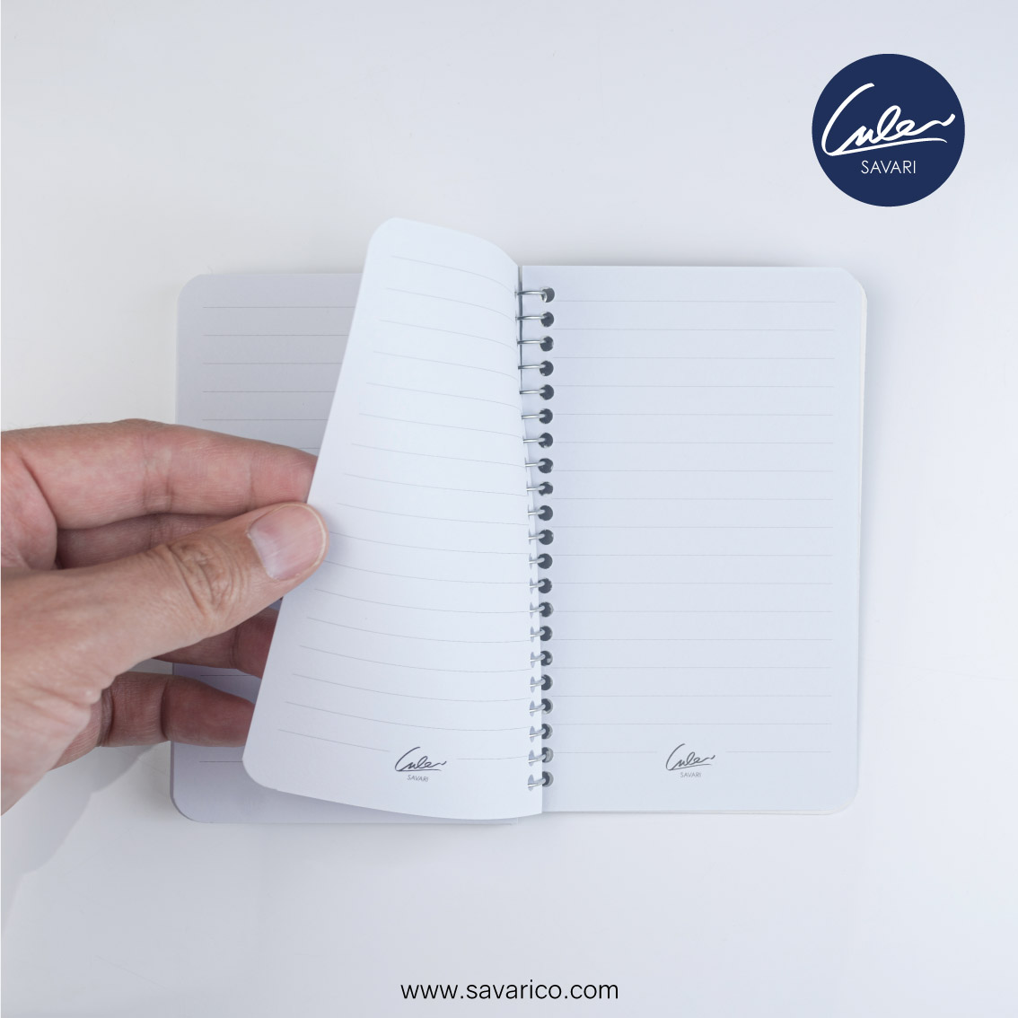دفترچه فنری اضافه ویژه همه محصولات سری S-19 برند سواری SAVARI ( خط دار با کاغذ ضخیم 100 گرمی )